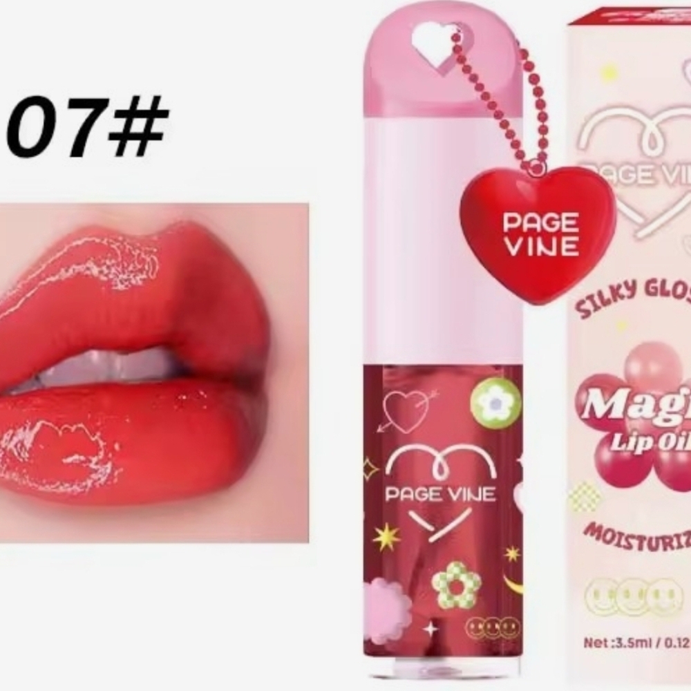 Magic Lip Oil - Glossy Red and Pink - Picture 9 of 10